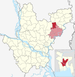 Monohardi in Dhaka division (Bangladesh)